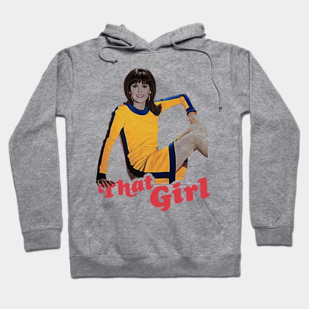 That Girl // Marlo Thomas Retro FanArt Tribute Hoodie by darklordpug